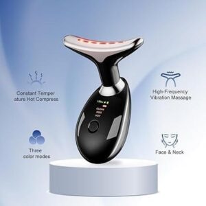 Digital Face & Neck Massager – Skin Tightening & Lifting Therapy Device