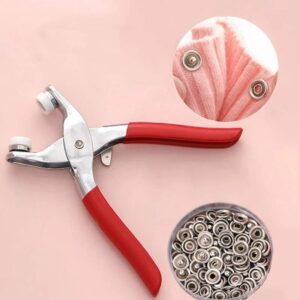 Metal Snap Button Pliers Set – Snap Fastener Tool Kit for DIY Craft & Sewing